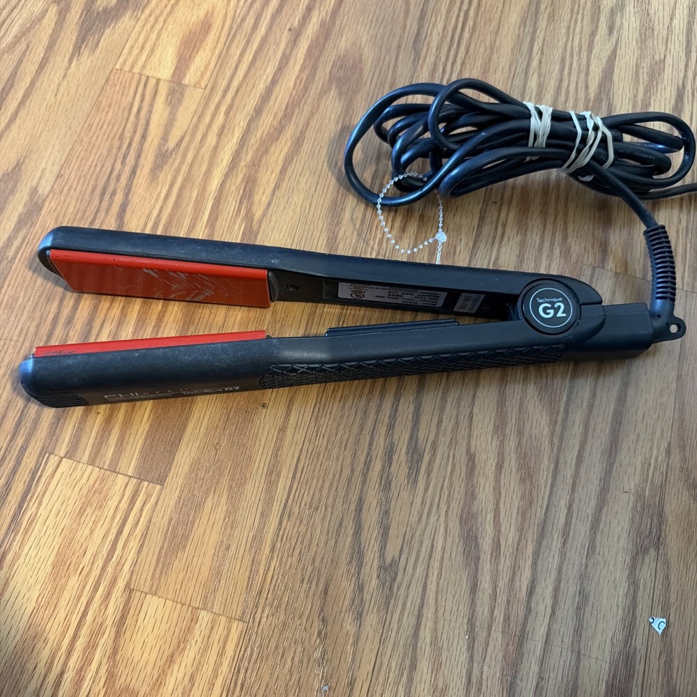 FHI Heat Technique G2 302RFI Ceramic Tourmaline 1" Flat Iron Straightener Red